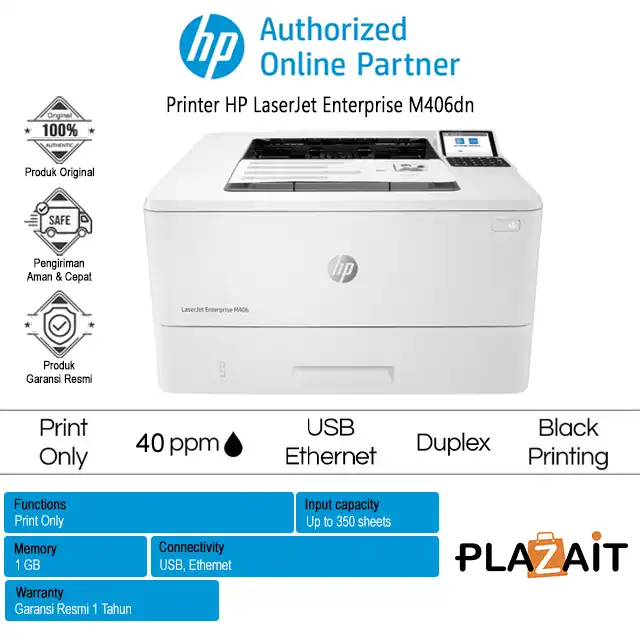 Printer HP LaserJet Enterprise M406dn