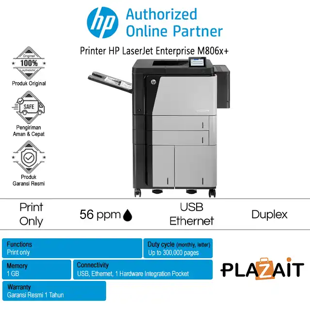 Printer HP LaserJet Enterprise M806x+
