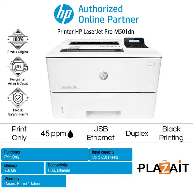 Printer HP LaserJet Pro M501dn