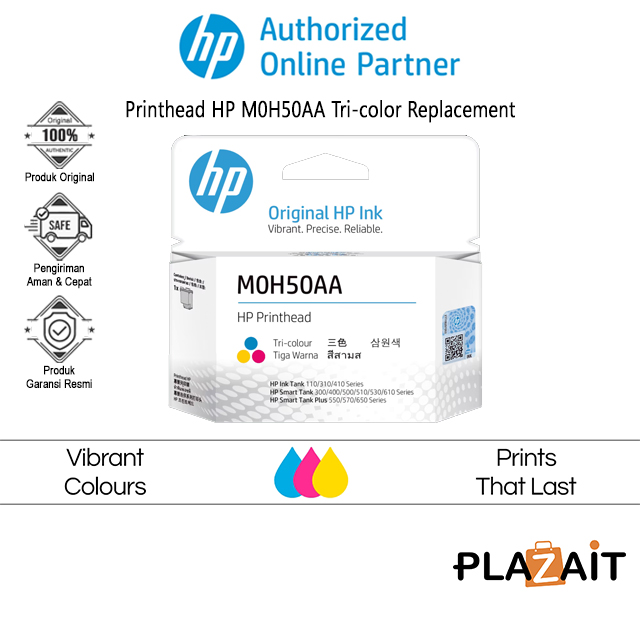 HP Printhead M0H50AA Tri-color Replacement