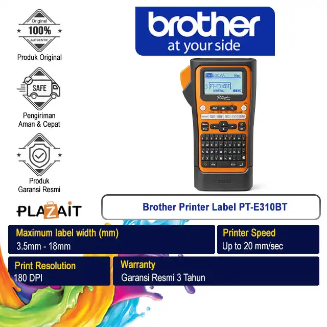 Brother Printer Label PT-E310BT P-Touch