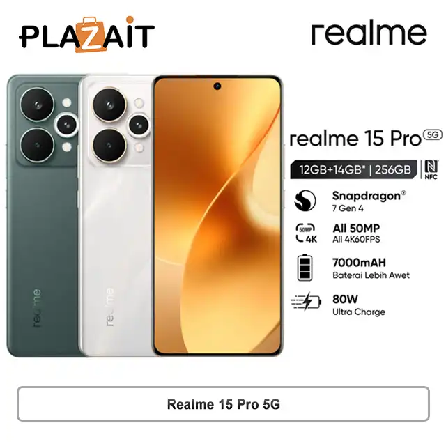 Realme 15 Pro 5G 12/256GB | 12/512GB - Garansi Resmi
