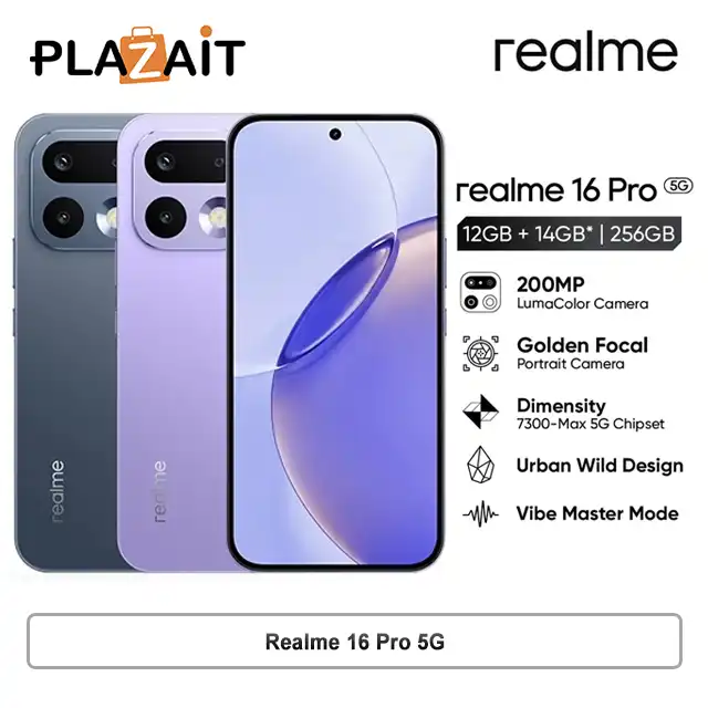Realme 16 Pro 5G 12/256GB  - Garansi Resmi