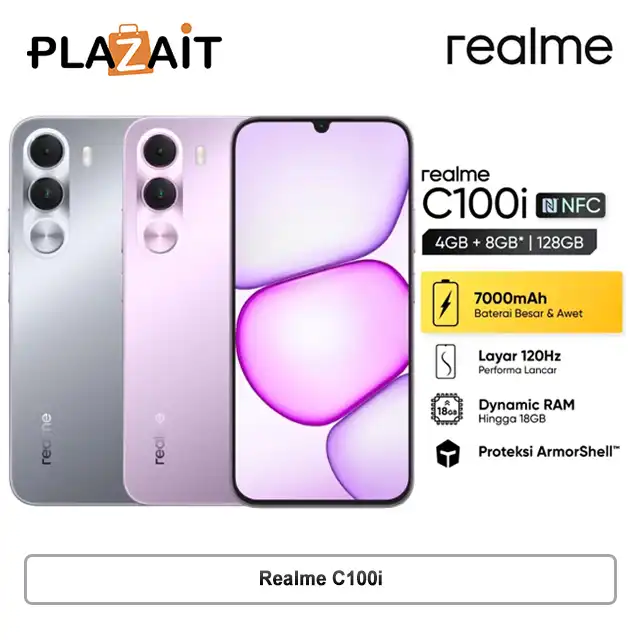 Realme C100i 4/128GB | 4/256GB | 6/128GB - Garansi Resmi