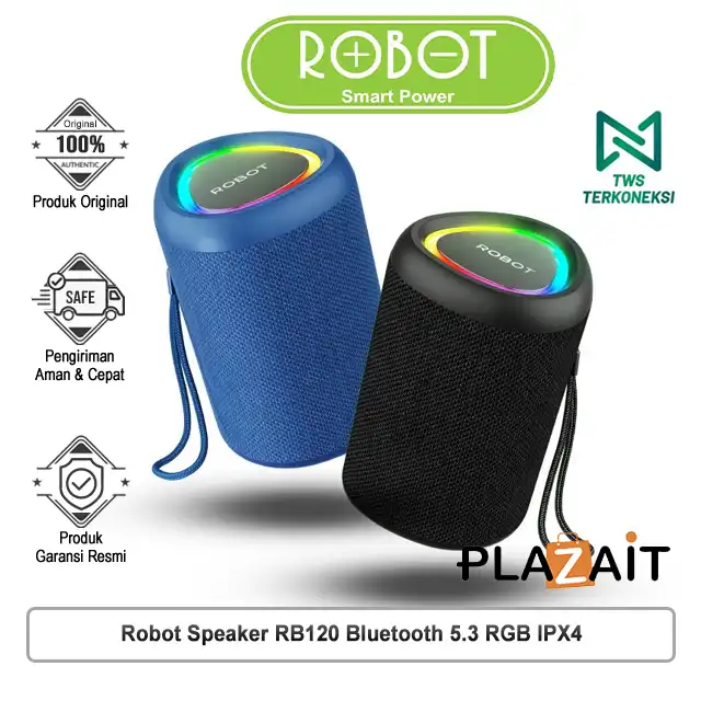 Robot Speaker RB120 Bluetooth 5.3 RGB IPX4