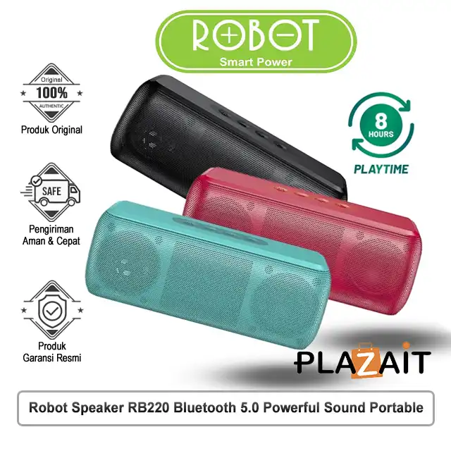 Robot Speaker RB220 Bluetooth 5.0 Powerful Sound Portable