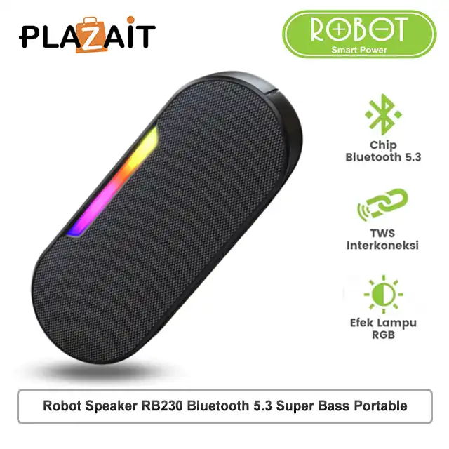Robot Speaker RB230 Bluetooth 5.3 Super Bass Portable