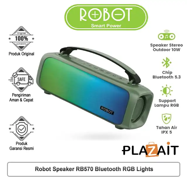 Robot Speaker RB570 Bluetooth RGB Lights