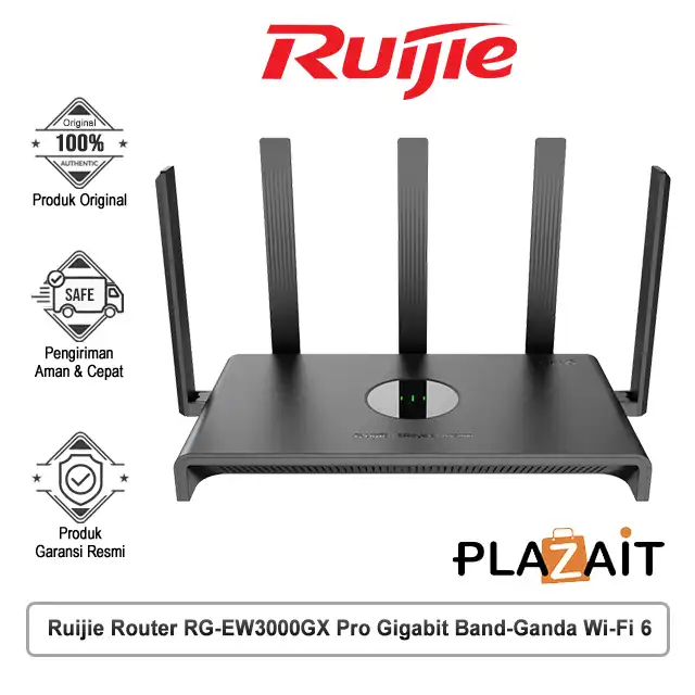 Ruijie Router RG-EW3000GX Pro Gigabit Band-Ganda Wi-Fi 6 3000M