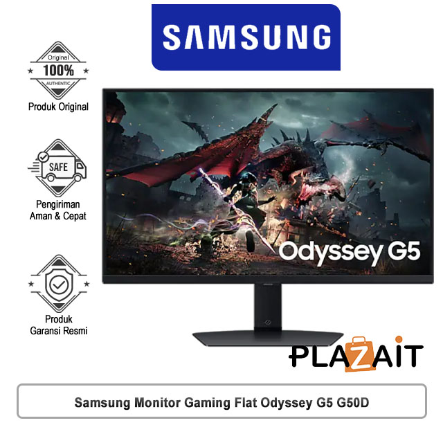 Samsung Monitor Gaming Flat Odyssey G5 G50D IPS 180Hz S27DG502 | S32DG502