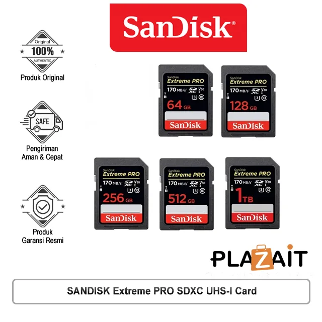SANDISK Extreme PRO SDXC UHS-I Card