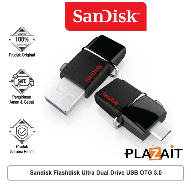 Sandisk Flashdisk Ultra Dual Drive USB OTG 3.0 DD2