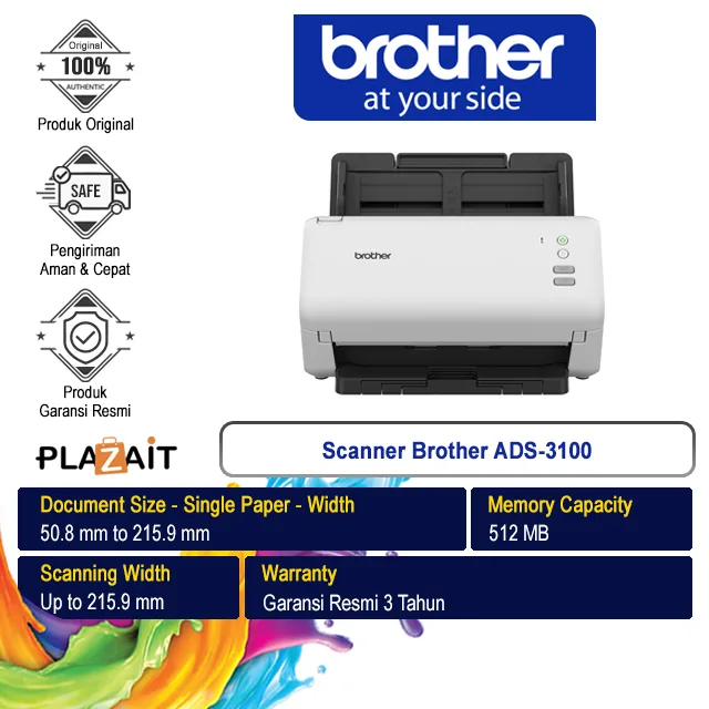 Brother Scanner ADS-3100 Desktop Document