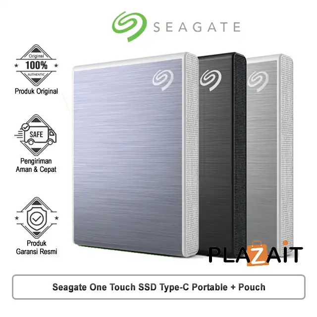 Seagate One Touch SSD External Type-C Portable + Pouch