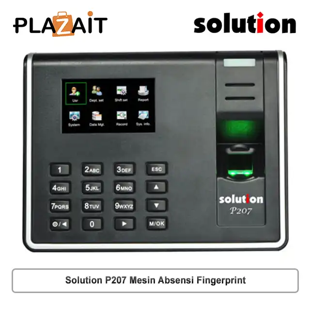 Solution P207 Mesin Absensi Fingerprint