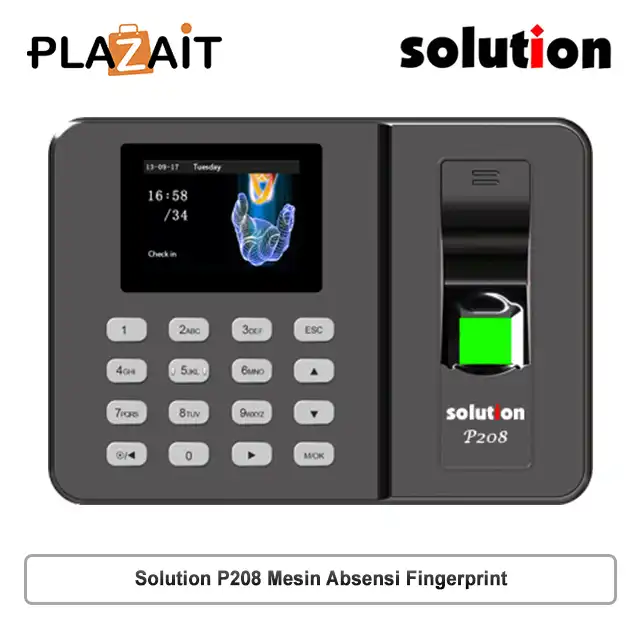 Solution P208 Mesin Absensi Fingerprint