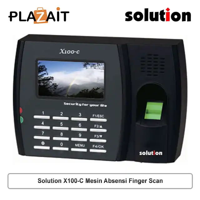 Solution X100-C Mesin Absensi Finger Scan