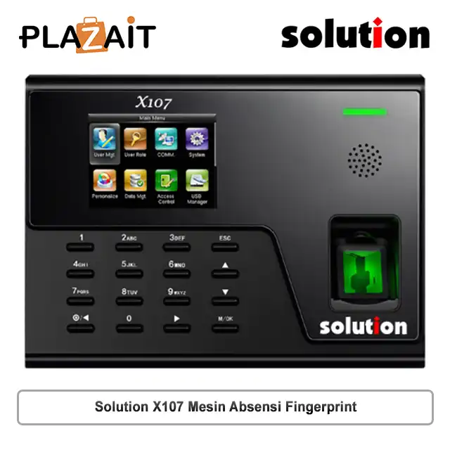 Solution X107 Mesin Absensi Fingerprint