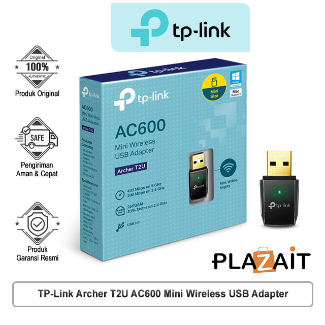 TP-Link Archer T2U AC600 Mini Wireless USB Adapter