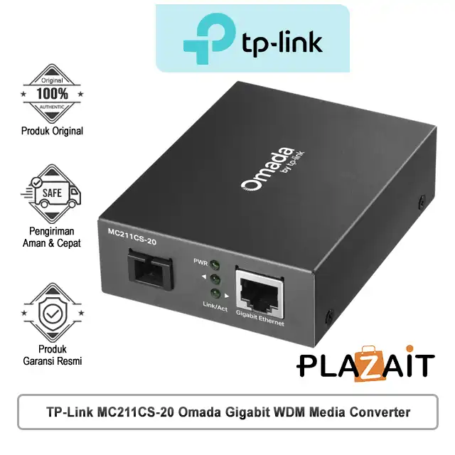 TP-Link MC211CS-20 Omada Gigabit WDM Media Converter