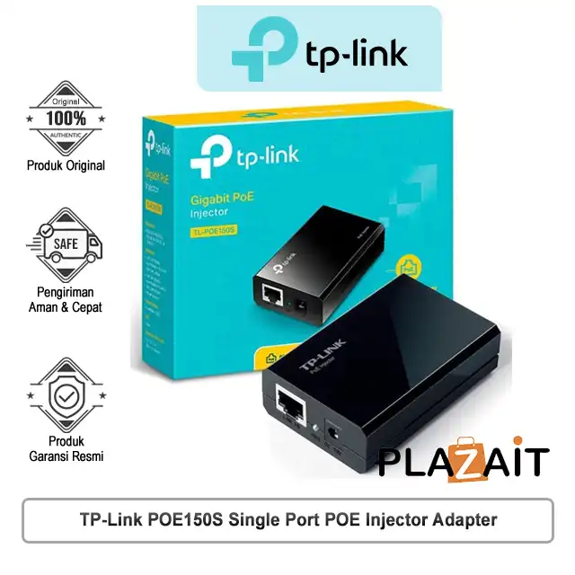 TP-Link POE150S Single Port POE Injector Adapter