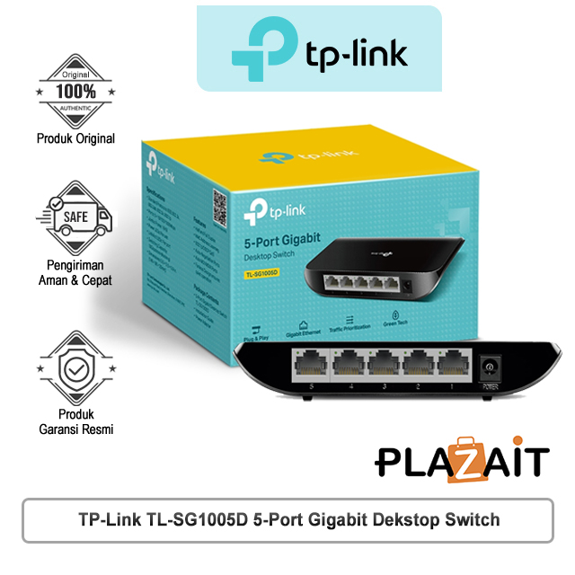 TP-Link TL-SG1005D 5-Port Gigabit Dekstop Switch