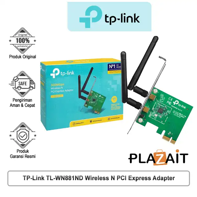 TP-Link TL-WN881ND 300Mbps Wireless N PCI Express Adapter