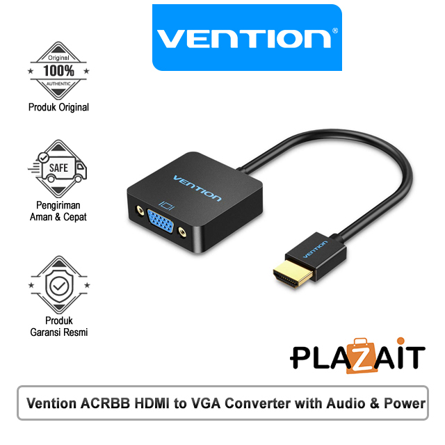 Vention ACR HDMI to VGA Adaptor Converter with Audio & Power