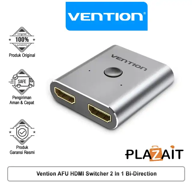 Vention AFU HDMI Switcher 2 In 1 Out / 1 In 2 Out Bi-directional
