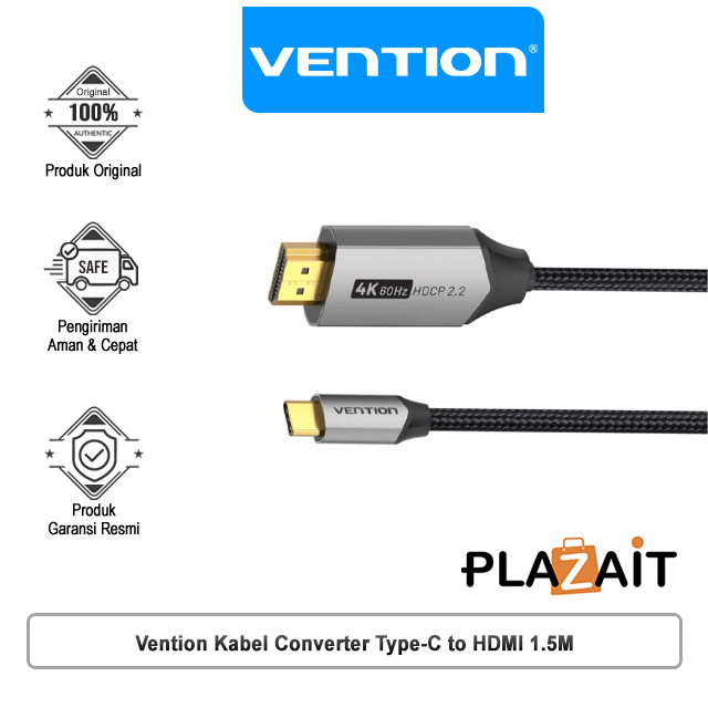 Vention CRB Kabel Converter USB Type-C to HDMI 1.5M