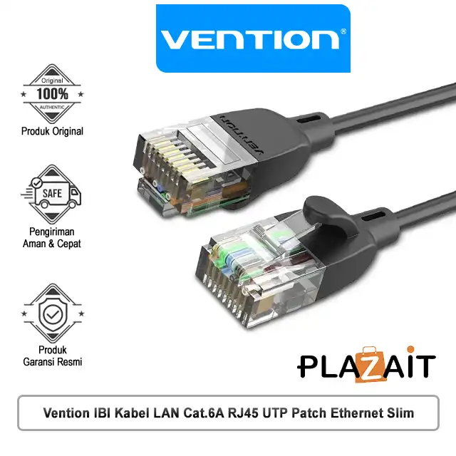Vention IBI Kabel LAN Cat.6A RJ45 UTP Patch Ethernet Slim Type