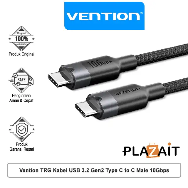 Vention TRG Kabel USB 3.2 Gen2 Type C Male to C Male 5A 10Gbps