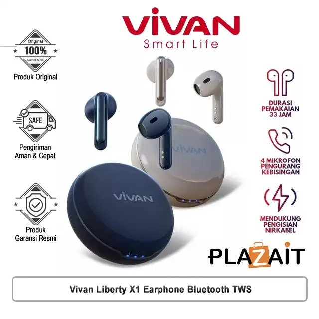 Vivan Liberty X1 Earphone Bluetooth TWS