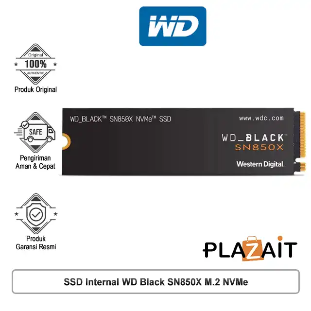 WD SSD Internal Black SN850X M.2 NVMe Gen 4