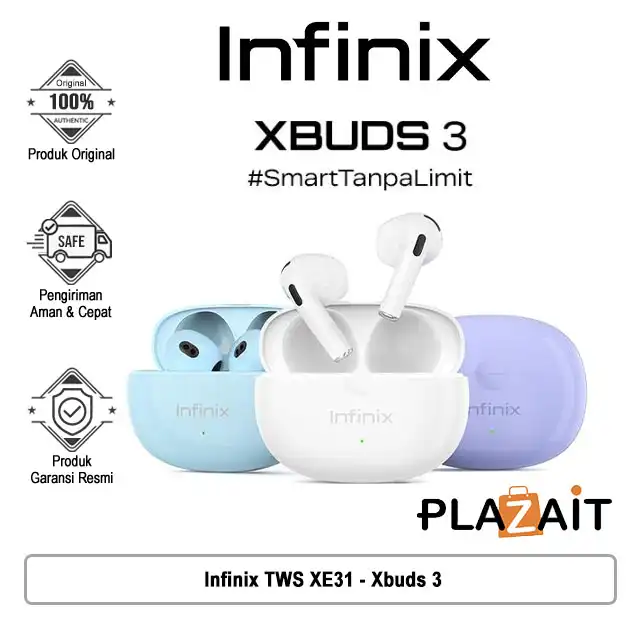 Infinix TWS XE31 - Xbuds 3 - 30 Hours Long Play time - AI ENC Clear Call
