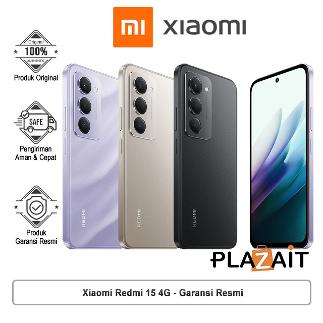 Xiaomi Redmi 15 4G 8GB/128GB | 8GB/256GB - Garansi Resmi