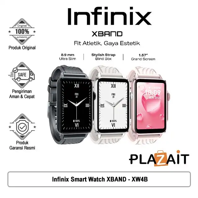 Infinix Smart Watch XBAND - XW4B - 1.57 Inch Full Touch HD - Battery 230 mAh - IP68