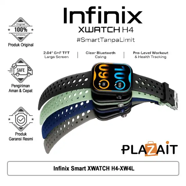 Infinix Smart XWATCH H4-XW4L - 2.04 Inch TFT - Water Resistance IP68 - Battery 300 mAh